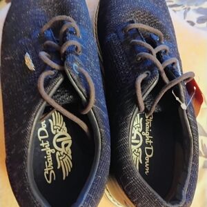 Straight Down Men's Navy Sneakers